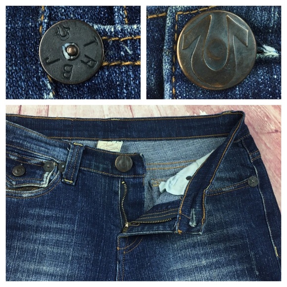 True Religion Straight Leg jean size 27 - Picture 4 of 8
